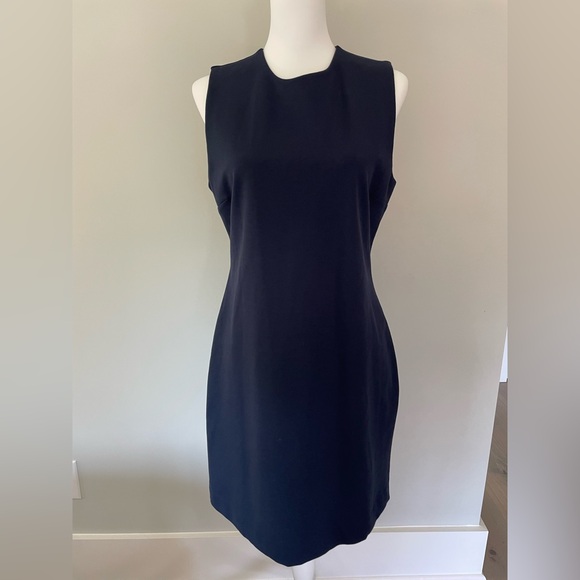 BR Navy Everywhere Ponte Sheath Dress - Picture 9 of 13